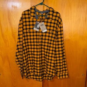 Jockey Mustard and Navy Blue Checkered Shirt